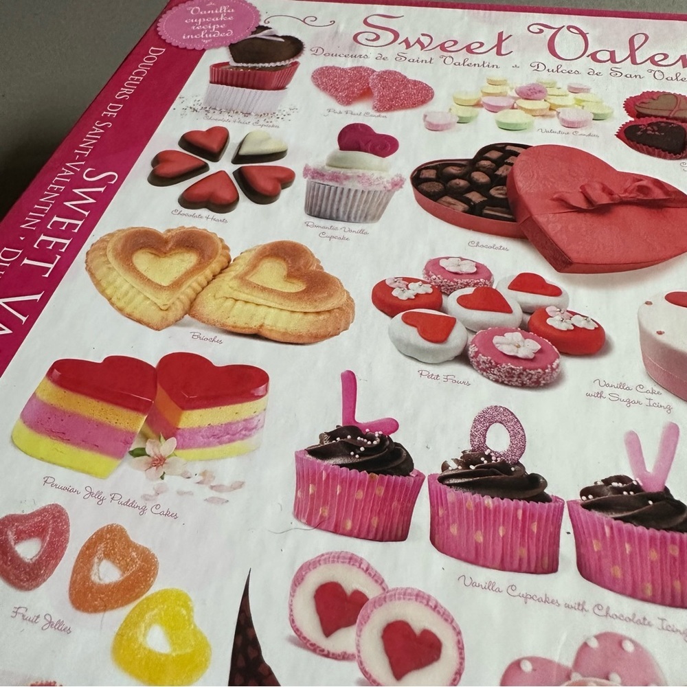 EUROGRAPHICS 1000pc Sweet Valentine cakes/desserts puzzle - Picture 8 of 9